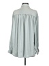 Express 100% Polyester Solid Teal Gray Long Sleeve Blouse Size S - photo 2