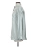Express 100% Polyester Solid Teal Gray Long Sleeve Blouse Size S - photo 5