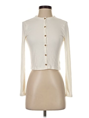 Madewell Ribbed Crewneck Cardigan (view 1)
