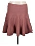 Express Solid Burgundy Casual Skirt Size L - photo 1