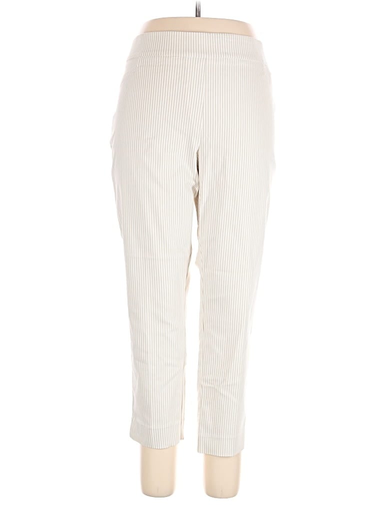 Pre-owned Anne Klein Casual Pants In Ivory