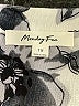 Monday Fun 100% Rayon Floral Silver 3/4 Sleeve Blouse Size 1X - photo 7