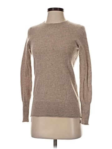 Aqua Cashmere Pullover Sweater (view 1)