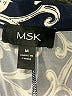 MSK Paisley Blue Casual Dress Size M - photo 7