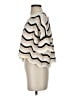 L Space 100% Cotton Chevron-herringbone Ivory Poncho Size S - photo 5