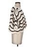 L Space 100% Cotton Chevron-herringbone Ivory Poncho Size S - photo 4