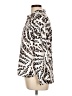 Annabelle 100% Polyester Animal Print Ivory Long Sleeve Blouse Size L - photo 5