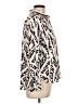 Annabelle 100% Polyester Animal Print Ivory Long Sleeve Blouse Size L - photo 4