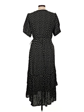 ruffled maxi dress Black Ruffle Detail Maxi Dress