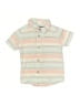 Eddie Bauer Stripes Tan Short Sleeve Button-Down Shirt Size 2T - photo 1