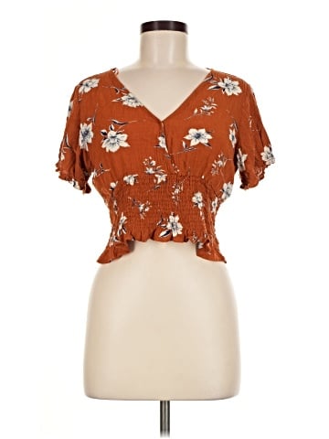 Paper Crane Short Sleeve Blouse (view 1)
