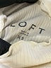 Ann Taylor LOFT Ivory Long Sleeve Top Size XS - photo 7