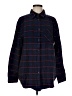 La Miel Plaid Blue Long Sleeve Button-Down Shirt Size M - photo 1