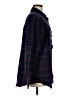 La Miel Plaid Blue Long Sleeve Button-Down Shirt Size M - photo 4