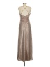 Morgan & Co. Metallic Gold Cocktail Dress Size 6 - photo 2
