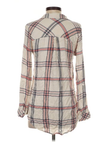 Olivia Grey Long Sleeve Blouse (view 2)