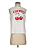 Shein White Sleeveless T-Shirt Size S - photo 1