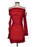 Assorted Brands Solid Red Cocktail Dress Size S - photo 2