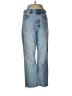 Zara 100% Cotton Hearts Blue Jeans Size 8 - photo 1
