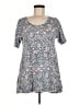 Lularoe Gray Short Sleeve T-Shirt Size M - photo 1