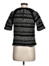 Milly 100% Virgin Wool Black 3/4 Sleeve Top Size 6 - photo 2
