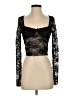 Unbranded 100% Polyester Black Long Sleeve Top Size S - photo 1