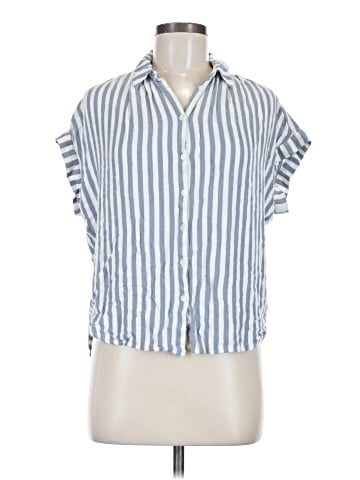 Madewell Central Shirt in Pompano Stripe (view 1)