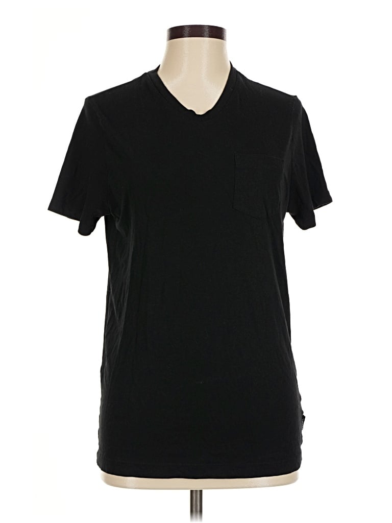 Pre-owned Express Short Sleeve T-shirt In Black