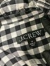 J.Crew 100% Cotton Checkered-gingham Black Long Sleeve Button-Down Shirt Size 10 - photo 7