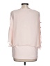 MSK 100% Polyester Pink 3/4 Sleeve Blouse Size L - photo 2