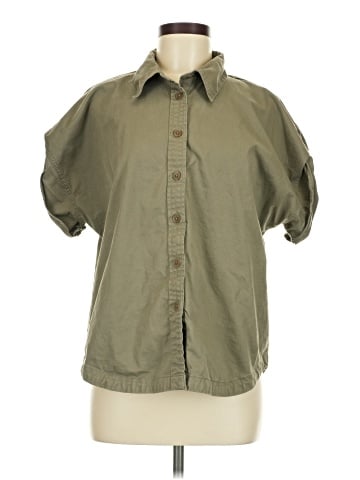 Banana Republic Factory Store Short Sleeve Button-Down Shirt (view 1)