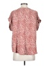 She + Sky 100% Polyester Red Short Sleeve Blouse Size S - photo 2