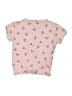 Crewcuts Outlet 100% Cotton Floral Pink Short Sleeve T-Shirt Size 6 - 7 - photo 2