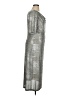 Connected Apparel Metallic Silver Casual Dress Size 14 - photo 4