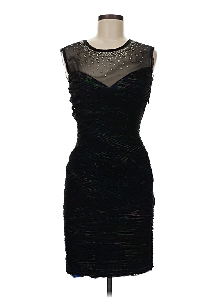 Pre-owned Bcbgmaxazria Cocktail Dress In Black