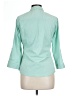 Love University Teal 3/4 Sleeve Blouse Size L - photo 2