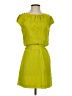 Guess 100% Polyester Solid Green Yellow Casual Dress Size M (estimated) - photo 1