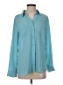 Talbots 100% Polyester Teal Long Sleeve Blouse Size S - photo 1