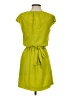 Guess 100% Polyester Solid Green Yellow Casual Dress Size M (estimated) - photo 2
