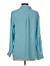 Talbots 100% Polyester Teal Long Sleeve Blouse Size S - photo 2