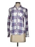 Rails 100% Rayon Plaid White Pink Long Sleeve Button-Down Shirt Size XXS - photo 1