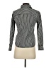 Leyla Houndstooth Black Long Sleeve Button-Down Shirt Size S - photo 2