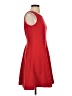 Ann Taylor LOFT Solid Red Casual Dress Size 4 - photo 4