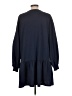 Unbranded Solid Blue Casual Dress Size L - photo 2