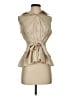 Grace Elements Tan Sleeveless Blouse Size 4 - photo 1