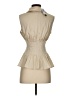 Grace Elements Tan Sleeveless Blouse Size 4 - photo 2