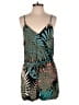 Ann Taylor LOFT Outlet 100% Rayon Tropical Teal Romper Size M (petite) - photo 1