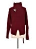 Never A Wallflower Burgundy Wool Pullover Sweater Size L - photo 2