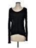 Esley 100% Rayon Black Long Sleeve Top Size S - photo 1