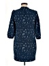 Silence and Noise 100% Polyester Blue 3/4 Sleeve Blouse Size M - photo 2